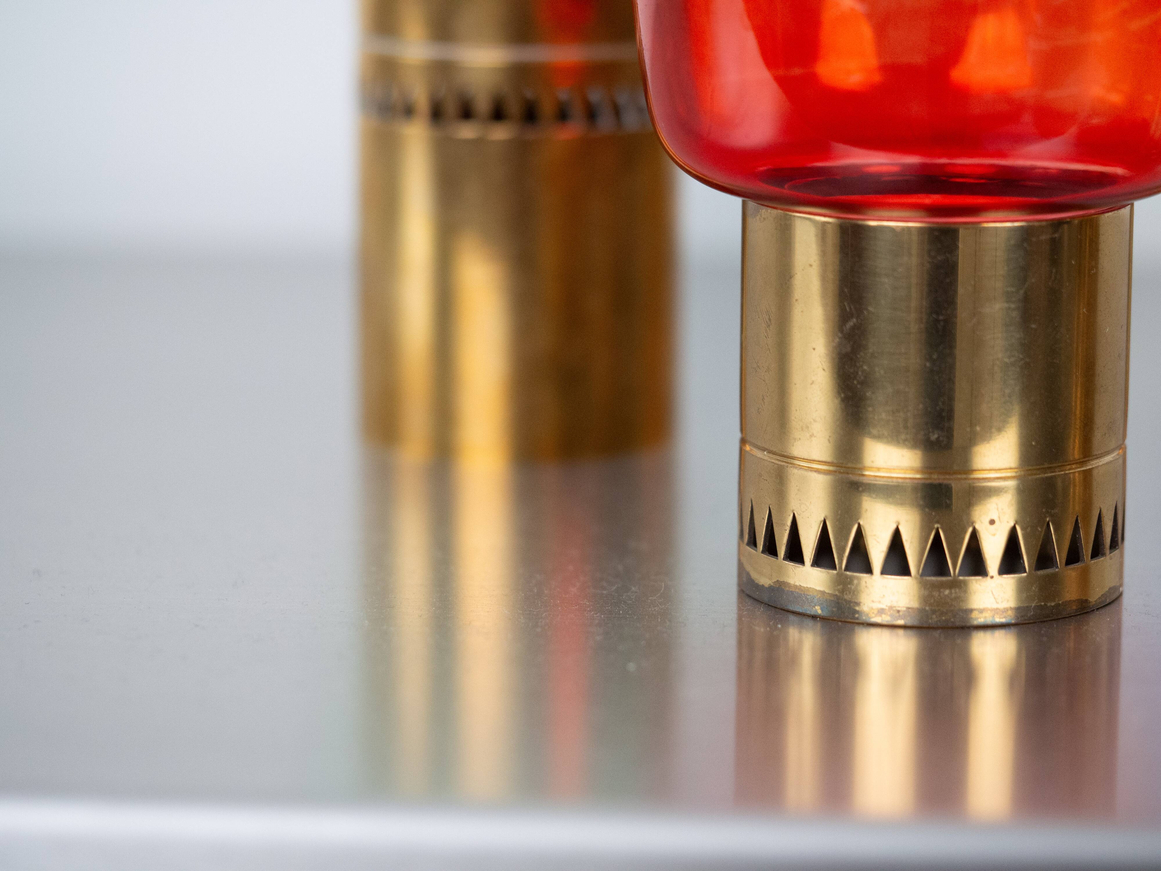 Very rare set of 4 vintage Lotta candleholders by Hans-Agne Jakobsson