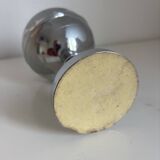 Vintage 1960 cigarette case world map chrome dispenser - 22 x 13 cm