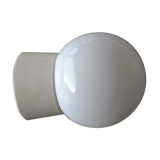 Vintage white ball wall lamp - Bauhaus inspired design