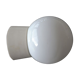 Vintage white ball wall lamp - Bauhaus inspired design