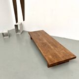 Solid oak coffee table, 1950s