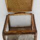 Jewel box antique, beveled glass and brass, Cherbourg the lighthouse
