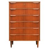 Chest of drawers teak, Danish design, 60's, producer Trekanten-Hestbæk A/S