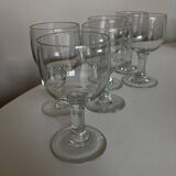 Set de 6 verres tulipe, XIXème