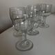 Set de 6 verres tulipe, XIXème