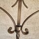 Four-light wrought iron floor lamp