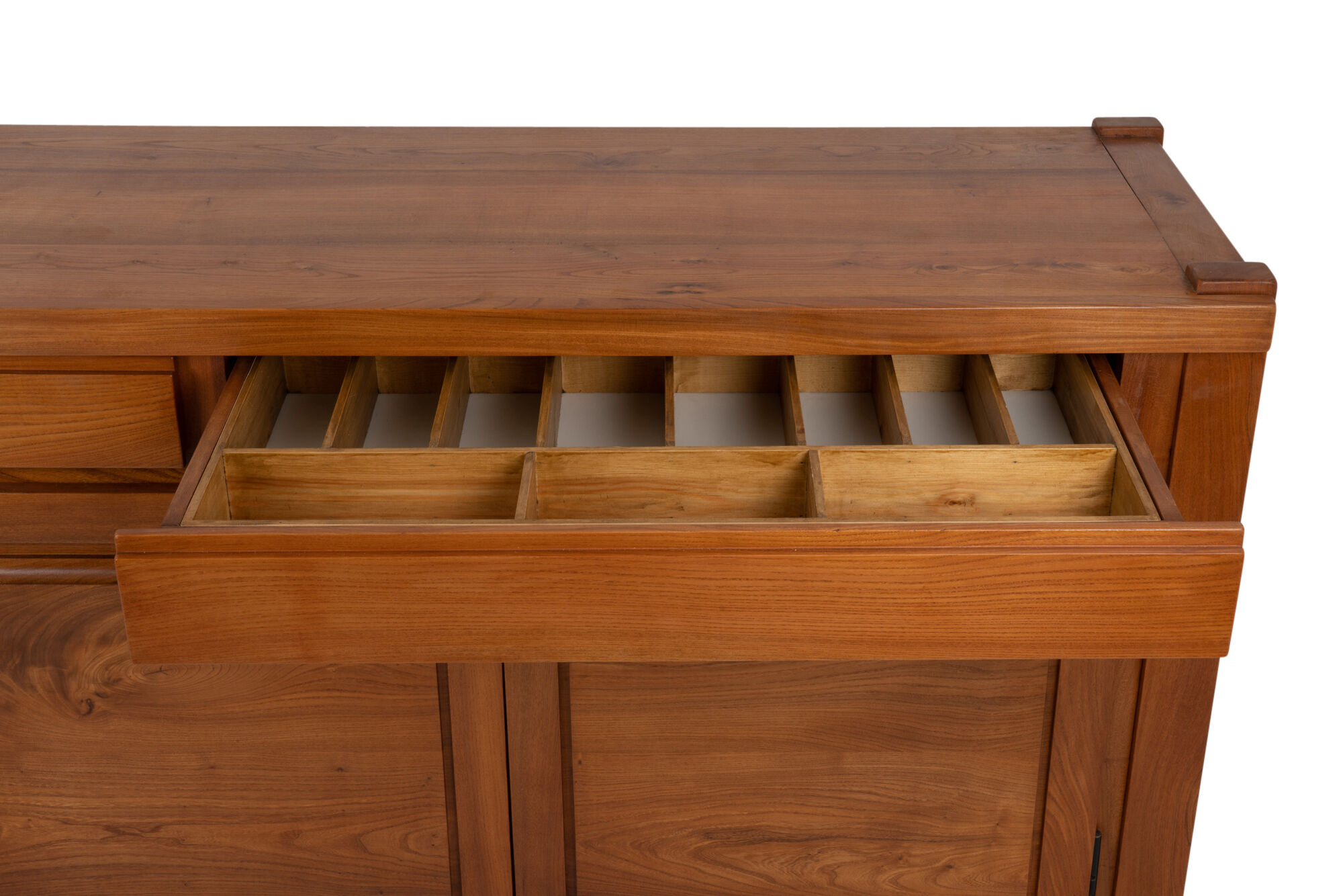 Seltz House solid elm sideboard, 1960s