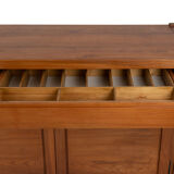 Seltz House solid elm sideboard, 1960s