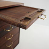 1960s Large exclusive free standing palisander desk