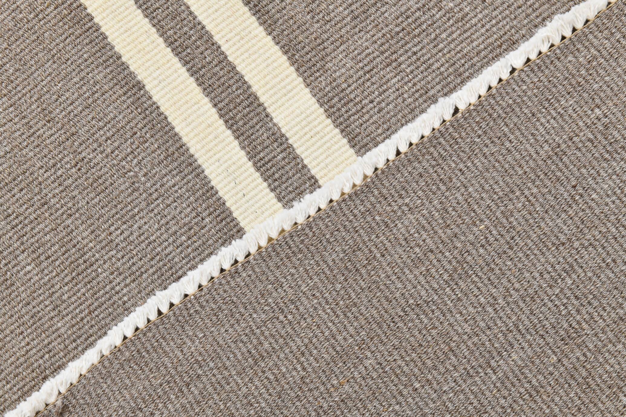 8x10 Gray Beige Vintage Kilim Rug, 235x317Cm