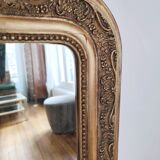 Ancient mirror with golden pediment - 117x76cm