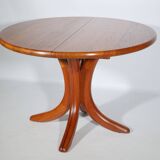Danish Design Solid Teak Dining Table by Arrebo Möbler, 1960s