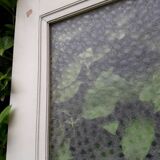 Porte vintage vitrages translucides