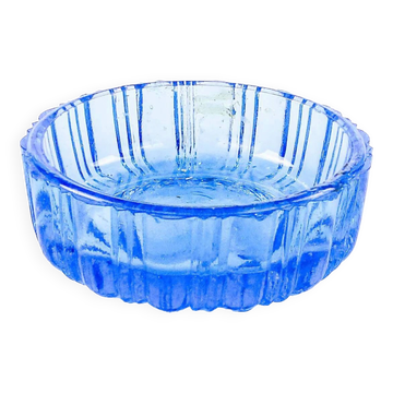 Salier en verre orange Art Déco, Ząbkowice, Pologne, années 1930