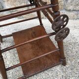 Folding wooden children's high chair