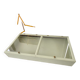 Display case with double glass
