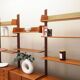 Teak system bookcase, Norwegian design, 1960s, production: Blindheim Mobelf
