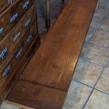 Solid oak bench