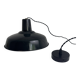 Old enamelled industrial workshop suspension 35.5 cm