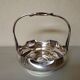 Silver metal basket