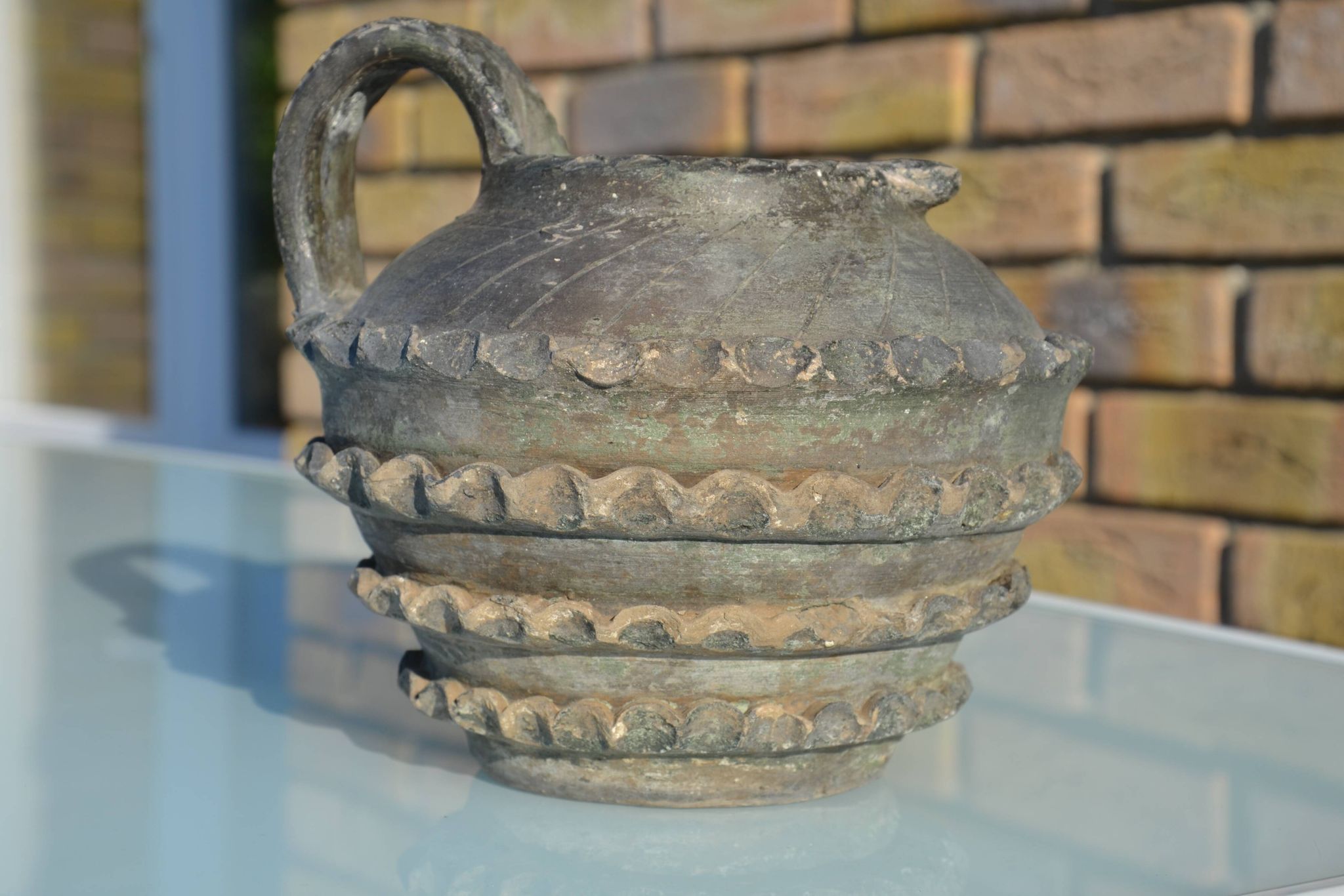 Joaquim Almeda Ferrer terracotta vase/pitcher, 1970s