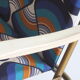 Lafuma space age folding garden chairs, 1964-74, set of two.