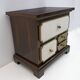 Set of Luciano Frigerio Mid-Century Modern Italian Dresser and Bedside