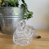 Small swan crystal box