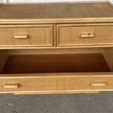 Commode en rotin