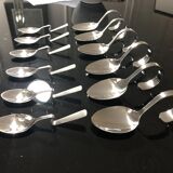 6 large and 6 small design spoons