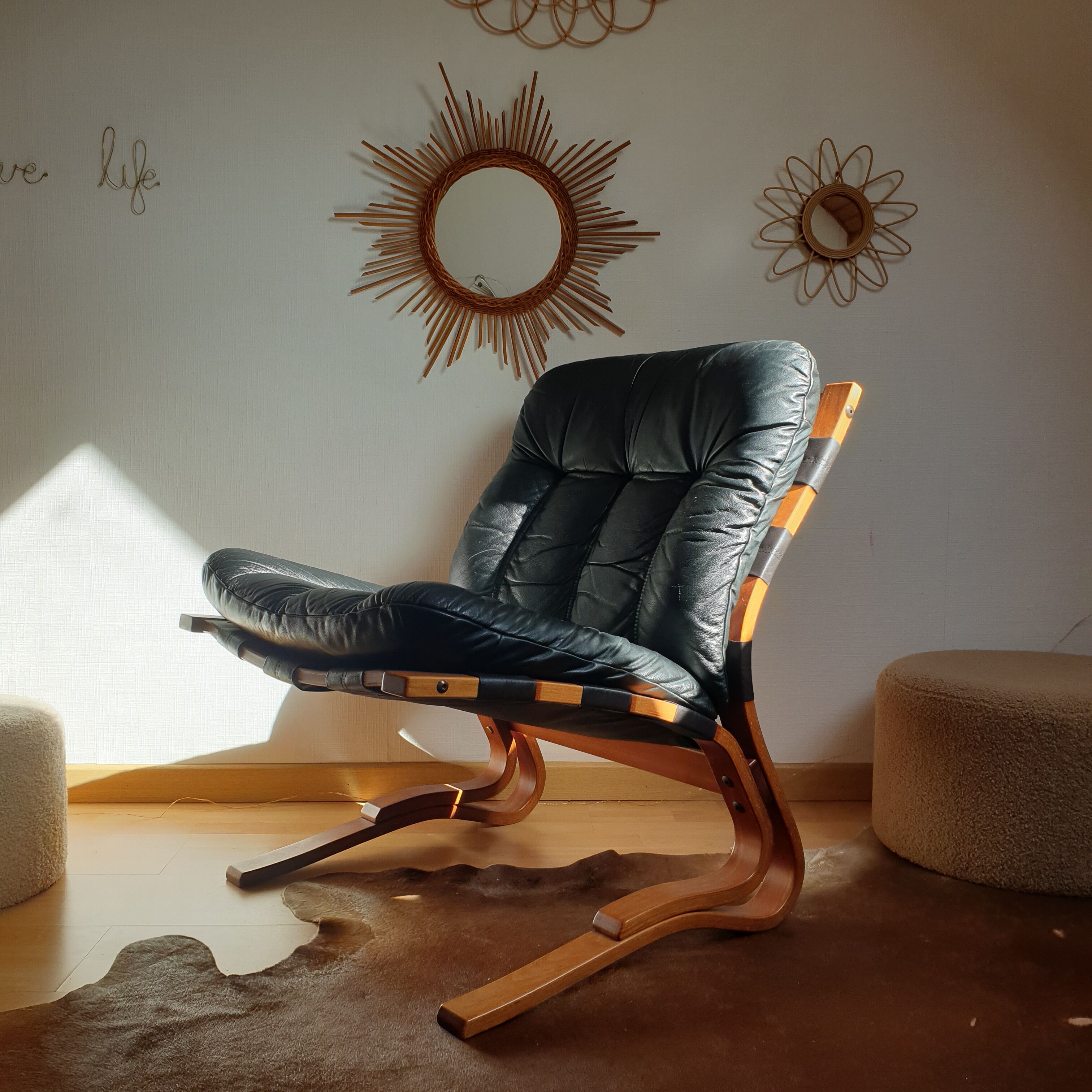 Vintage Scandinavian armchair 60s Kengu