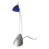 Corolla articulated reading light in blue glass
