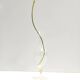 Transparent and Murano Glass Pitcher Vase by La Murrina with Gold Leaf, Ita