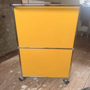 USM Haller Caisson mobile 2 tiroirs Jaune