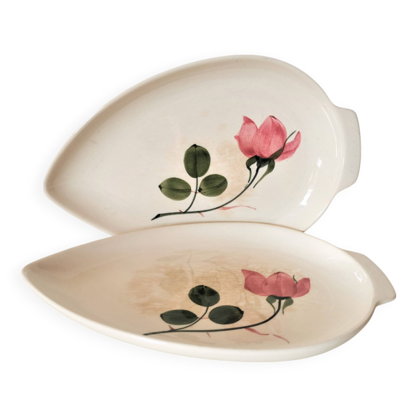 Plat de service , ravier Villeroy et boch forme de feuille