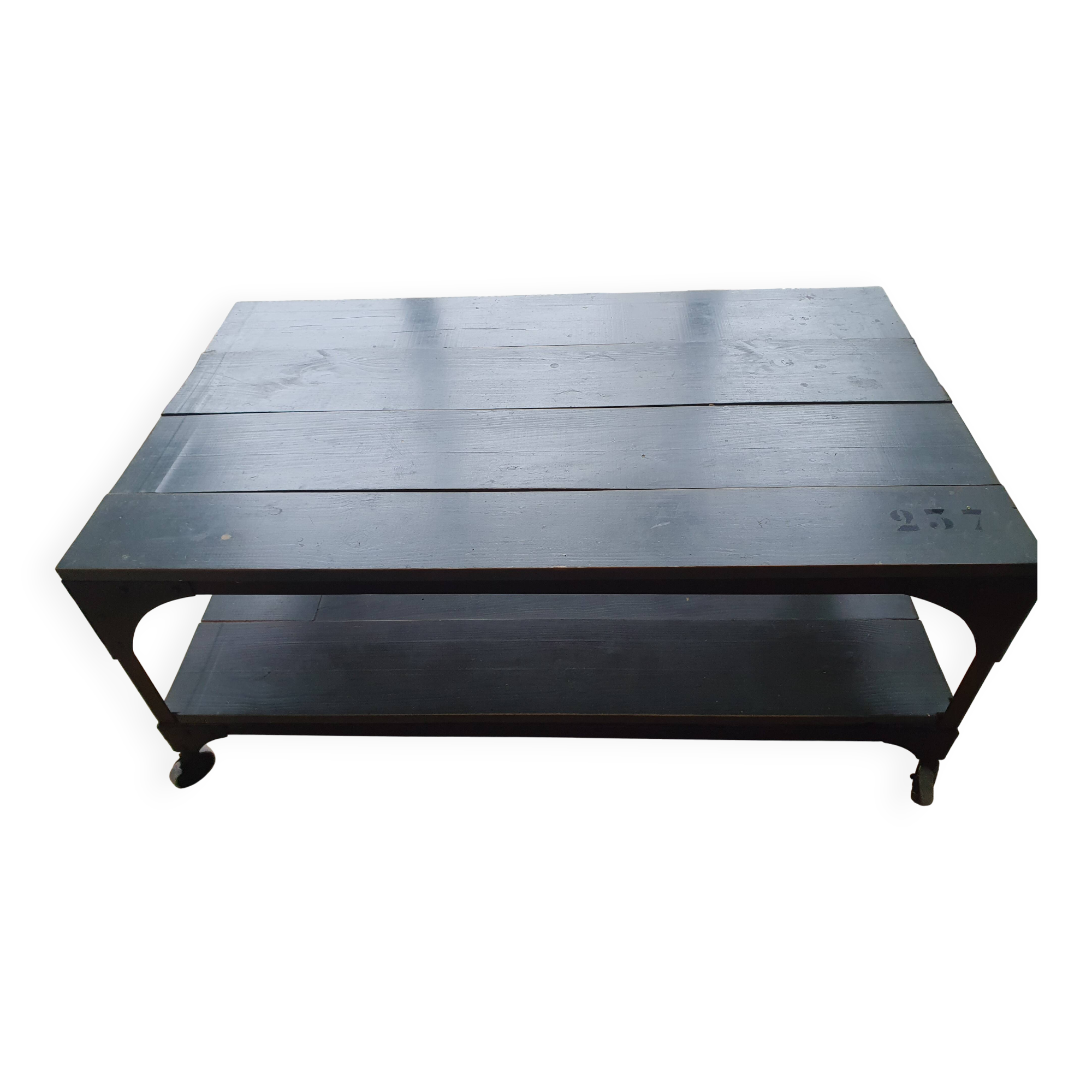 Industrial coffee table