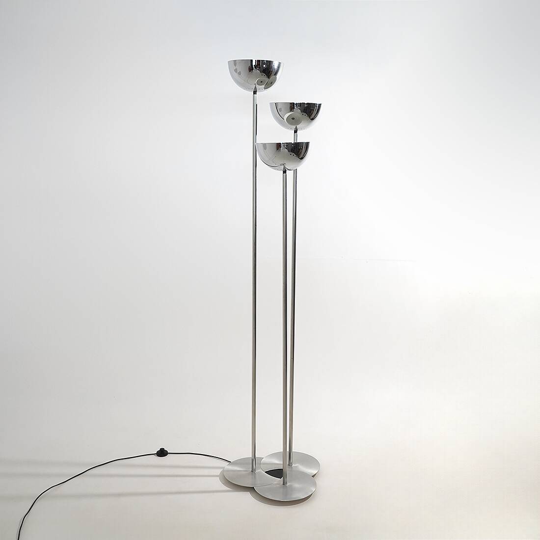 Lampe sur pied à 3 branches Lamperti, années 1970
