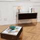 Commode / coiffeuse et chevet en plexiglass