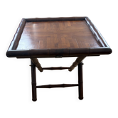 inlaid wooden coffee table