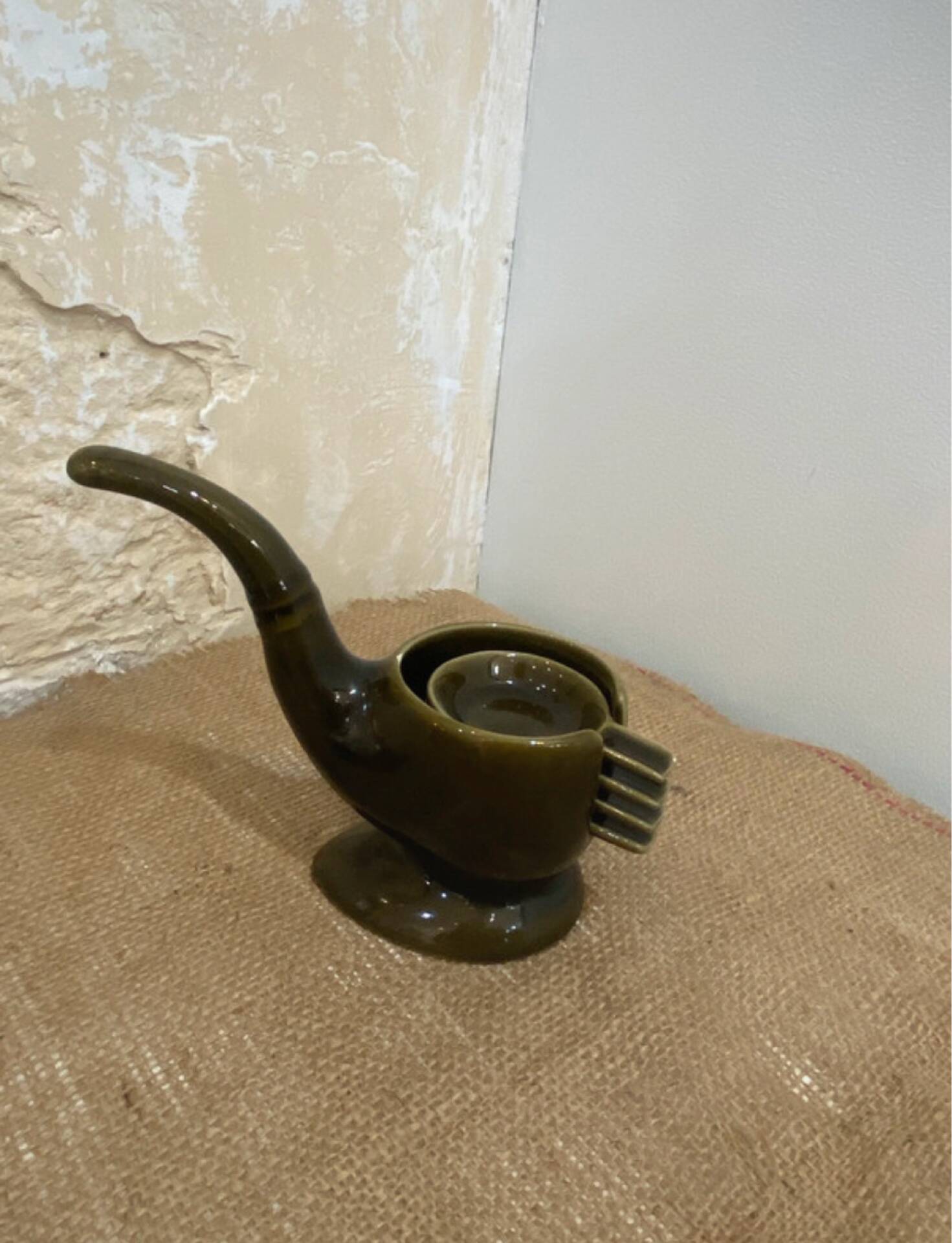 Rare vintage ashtray SC3 Italian design from the 1970s.