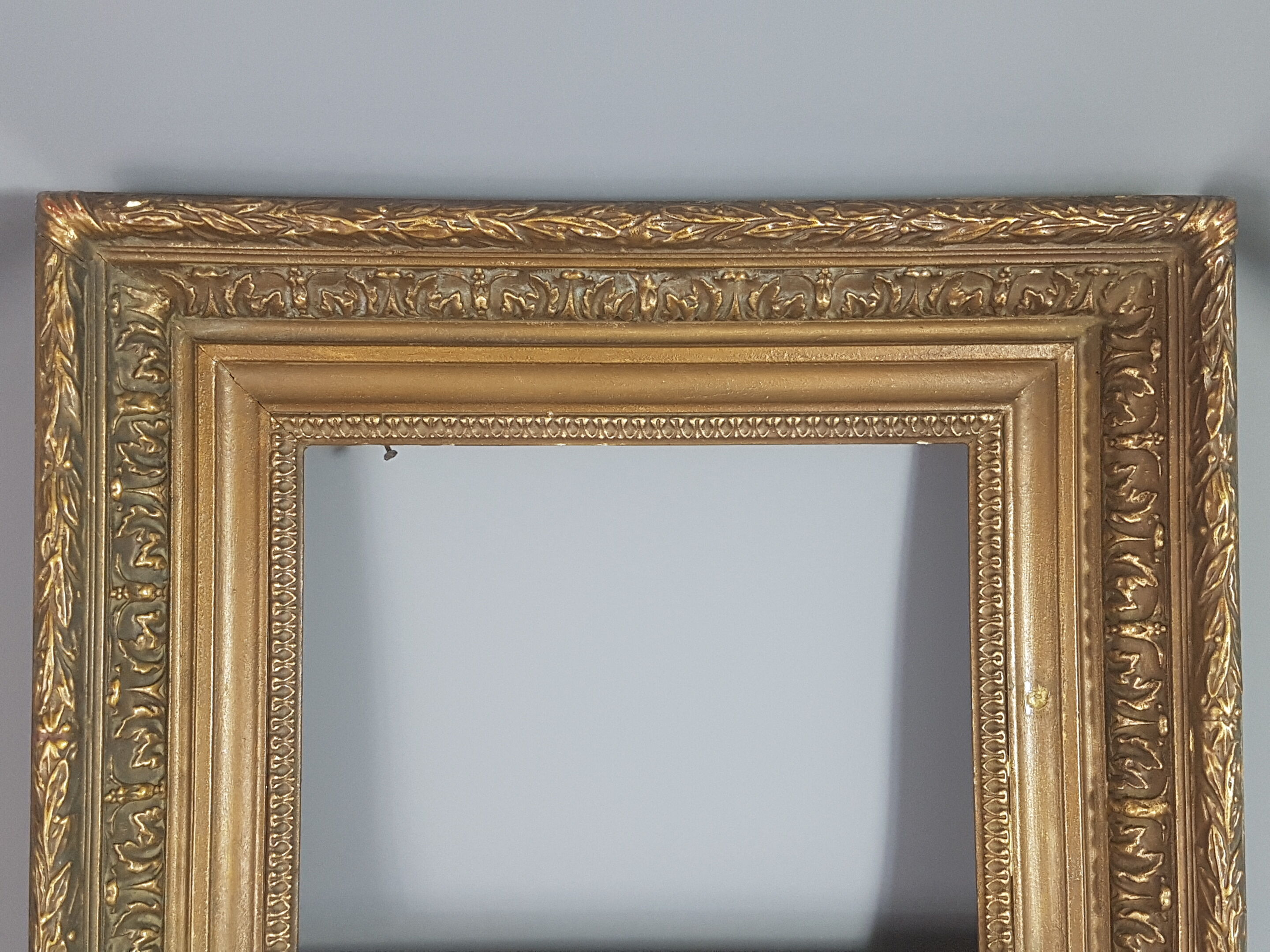 19th century frame with box