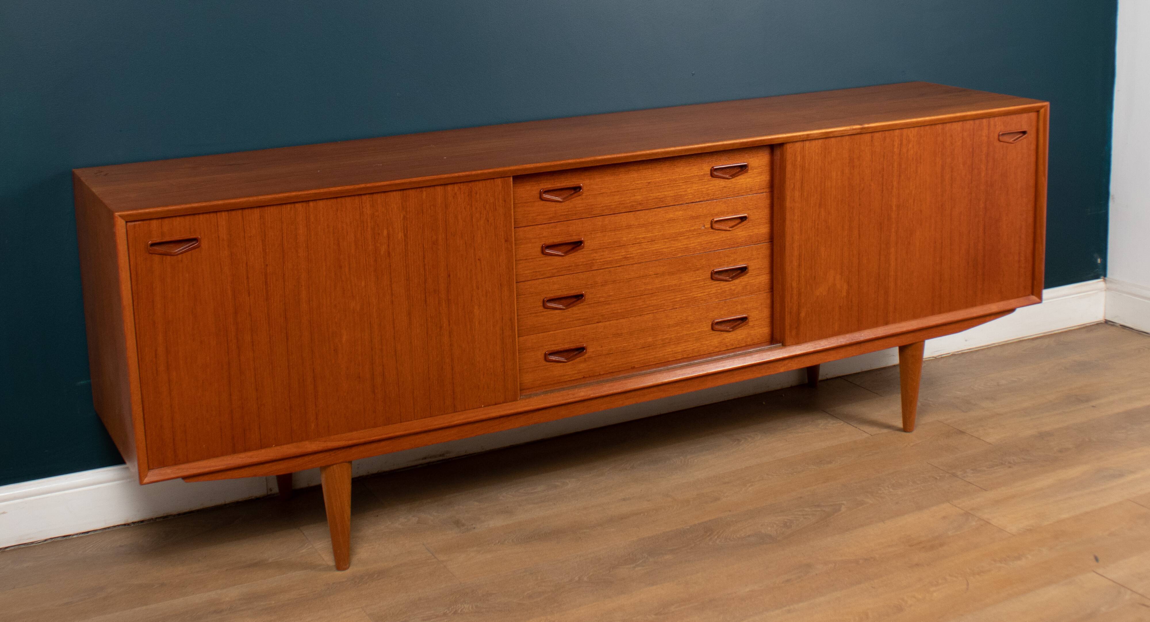 Mid-Century Danish Teak Sideboard by Clausen & Son, Denmark, 1960s
