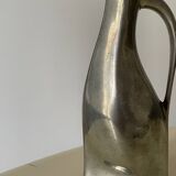 Polished pewter penguin-shaped carafe designed by Hugo Leven for Kayserzinn