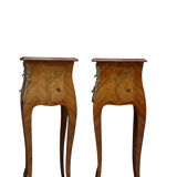 Pair of french bedside cabinets in kingwood