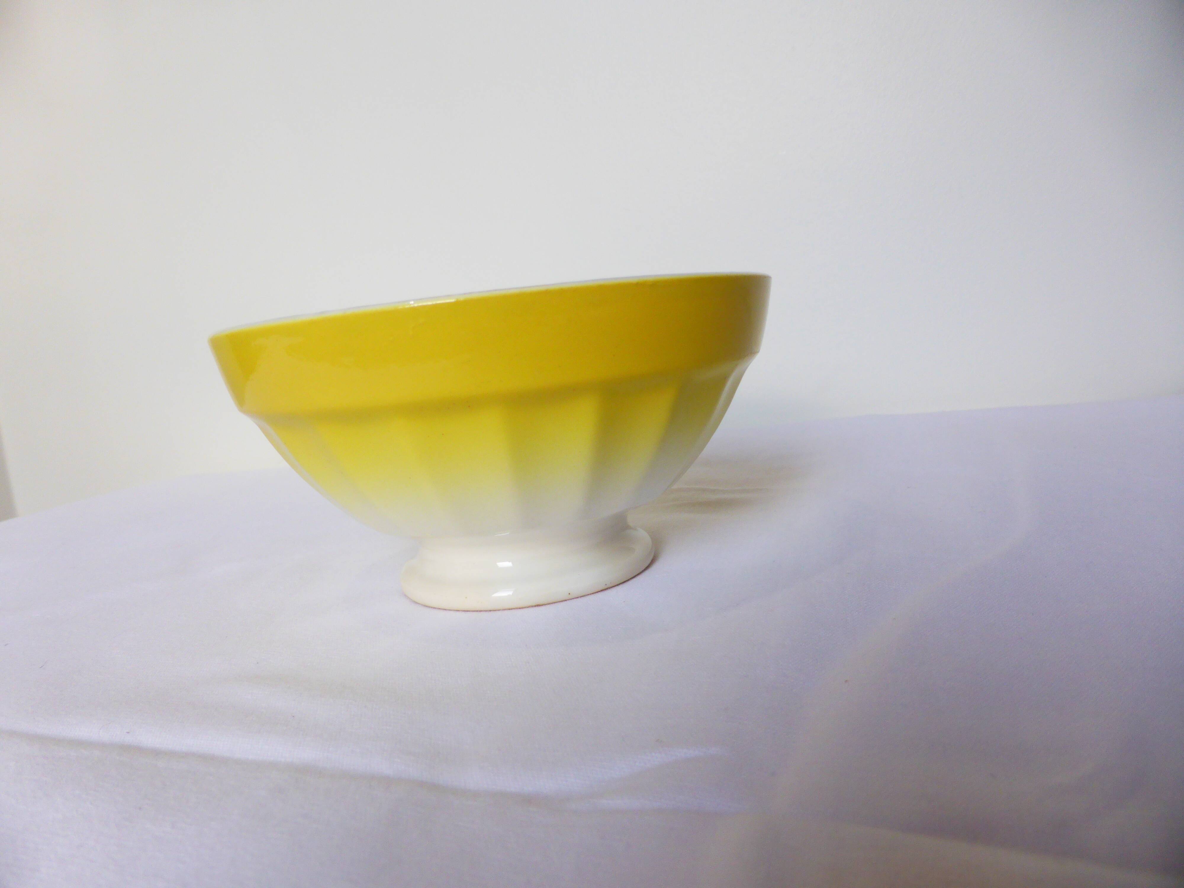 Vintage bowl on pedestal