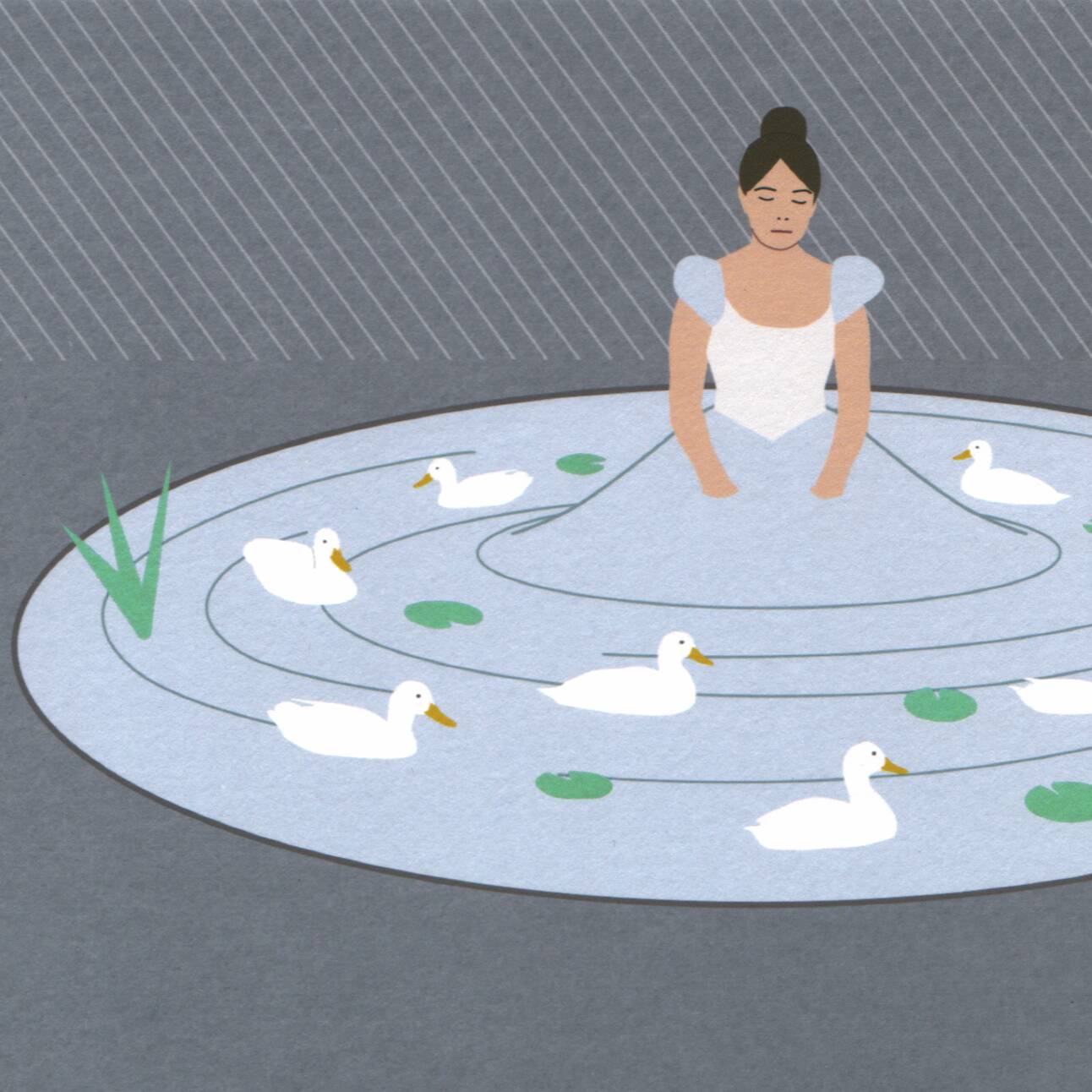 The Past, Art print 13x18 cm, limited and signed edition