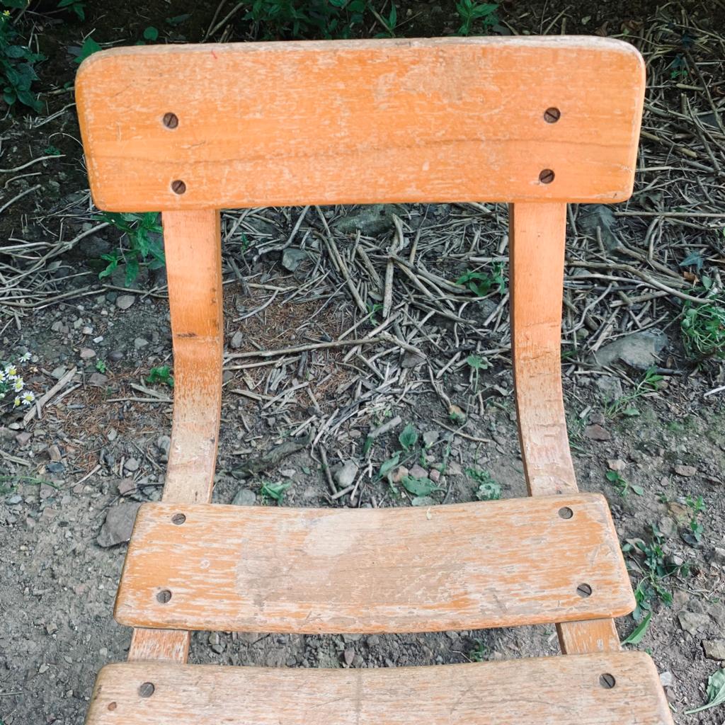 Vintage Primus school chair