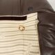 Ligne Roset Marsala - fauteuil and ottman - brown leather