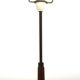 Scandinavian teak and metal floor lamp, Sweden, 1960