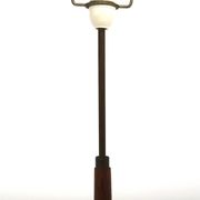 Scandinavian teak and metal floor lamp, Sweden, 1960